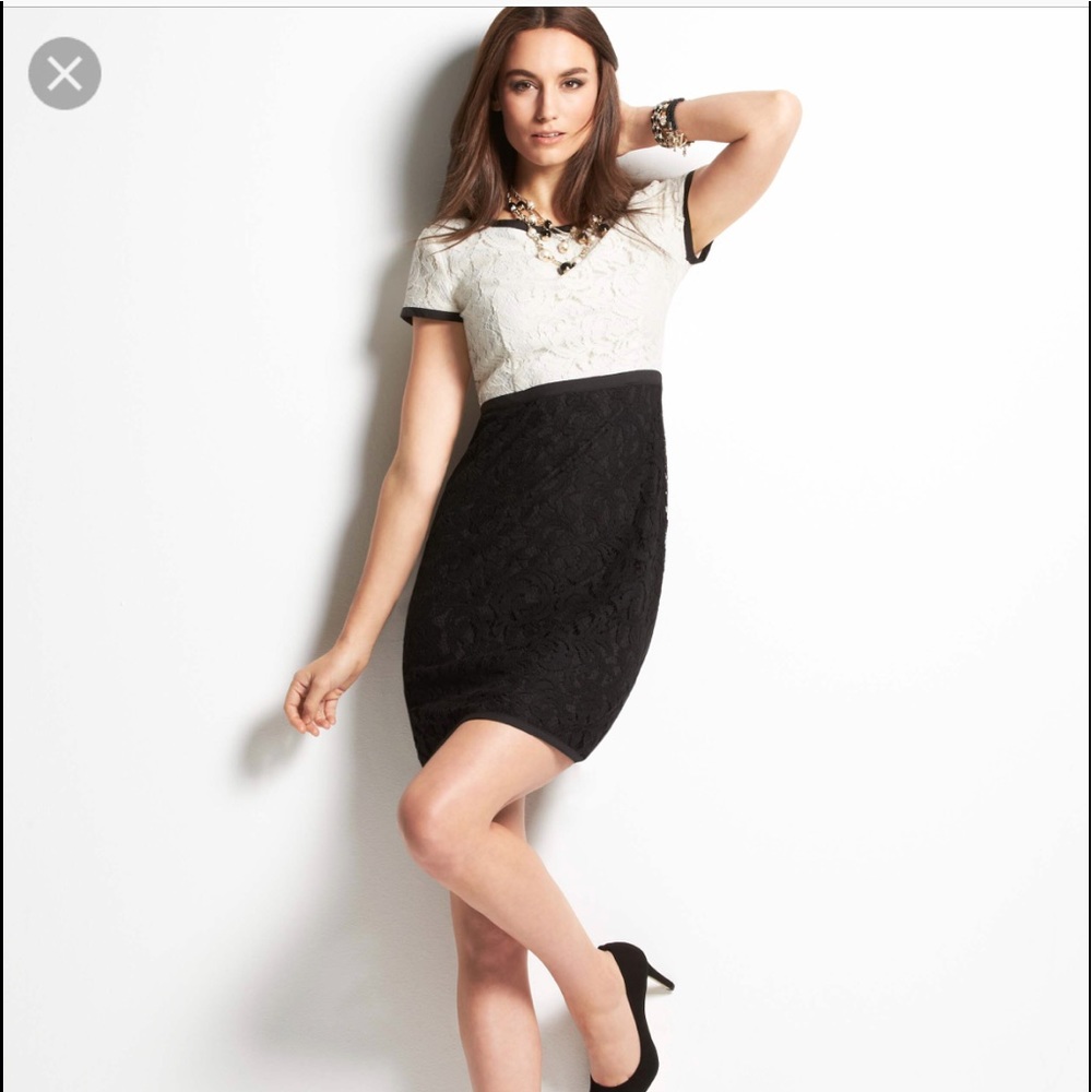 Black and white lace dress💕 perfect for weddings